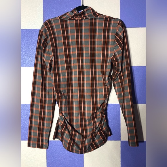 NWOT Tanya Taylor Selby Top in Dark Caramel / Rose Quartz - Size S - Picture 2 of 4